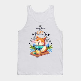 Vacation kitty II Tank Top